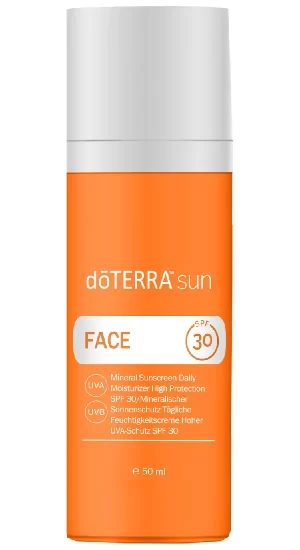 Cremă hidratantă de protecție solară cu filtru mineral de uz zilnic pentru față dōTERRA™ sun